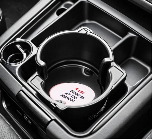 A Lot Going On Car Coaster