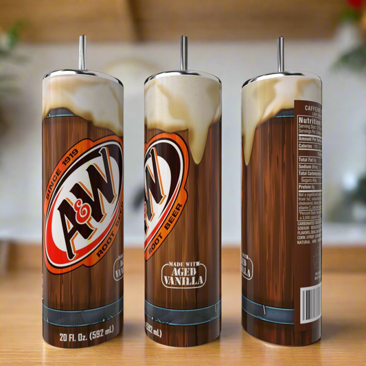 Rootbeer 20oz Skinny Tumbler