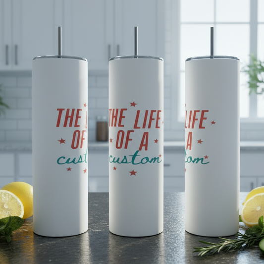 The Life of a Custom 20oz Tumbler – Creator Motivation Tumbler