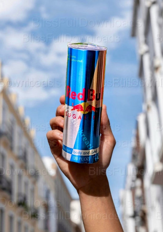 Vaso de 20 oz de Red Bull sin azúcar