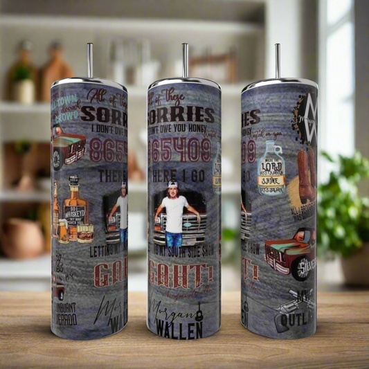 Morgan Wallen 20oz Tumbler