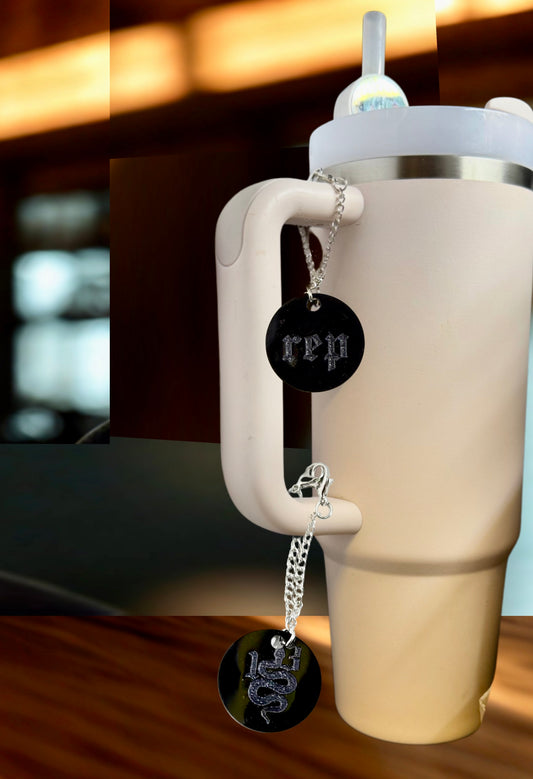 13 Snake | Engraved | Cup Charm