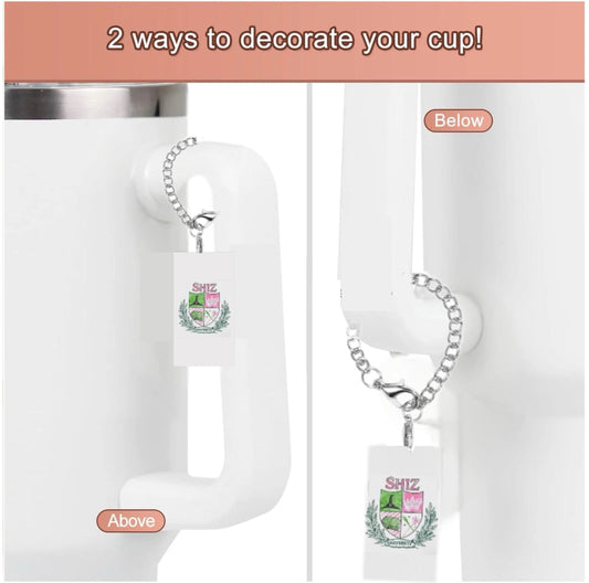 Wicked Shitz University Charm Dangle | Cup Accessory