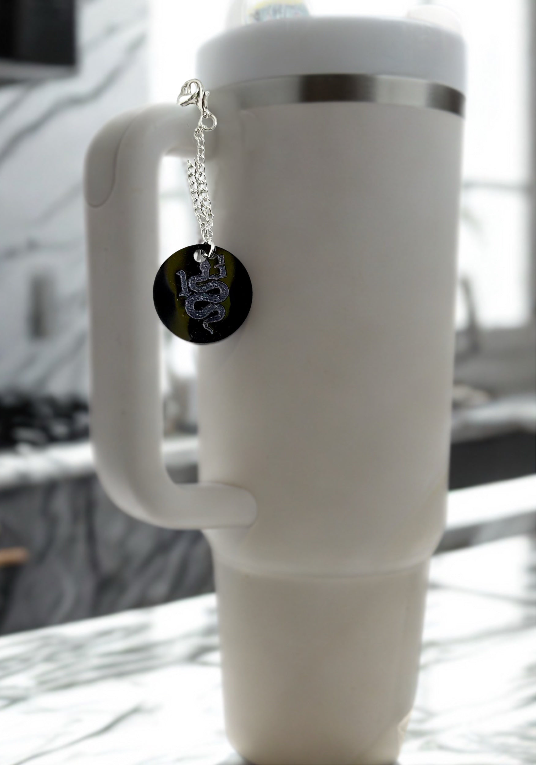 13 Snake | Engraved | Cup Charm