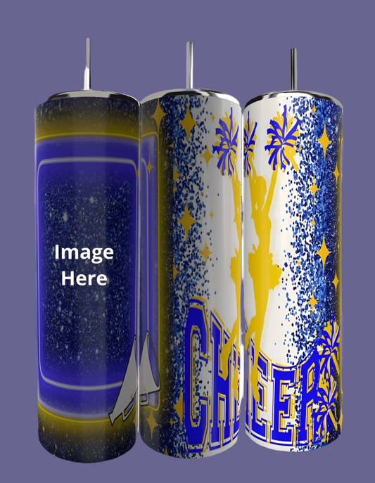 Custom Cheer 20oz Tumbler