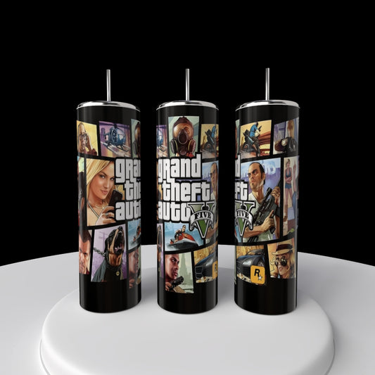 Grand Theft Auto 20oz Tumbler