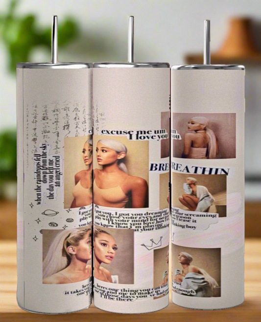 Ariana Grande Aesthetic tumbler
