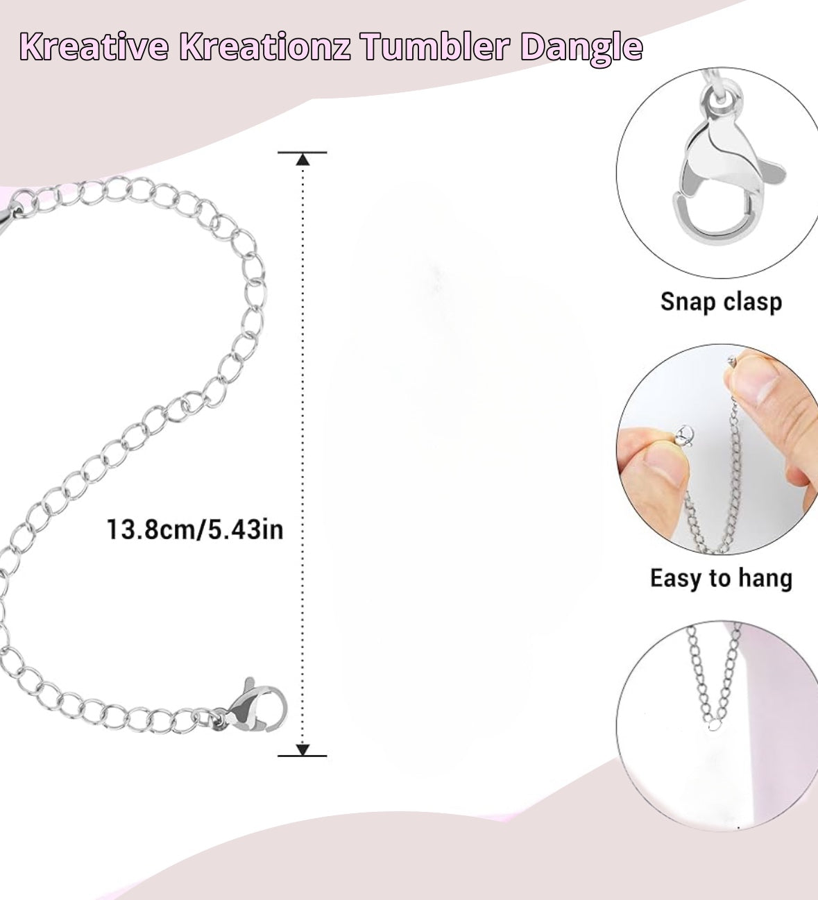 13 Snake | Engraved | Cup Charm