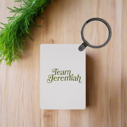 Team Jeremiah Inspired Keychain