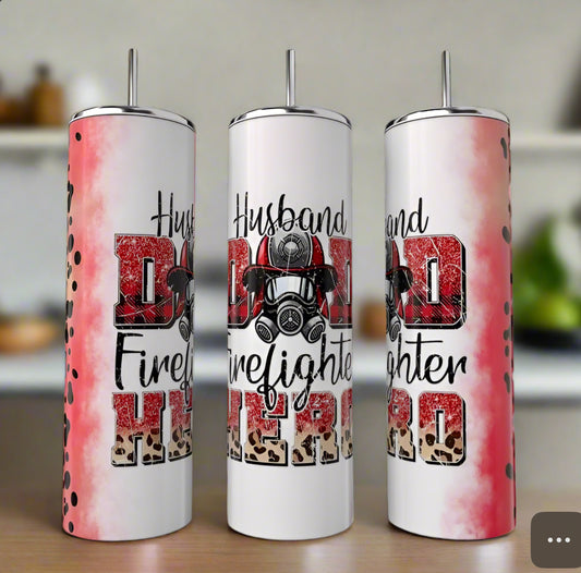 Firefighter Dad 20oz Tumbler
