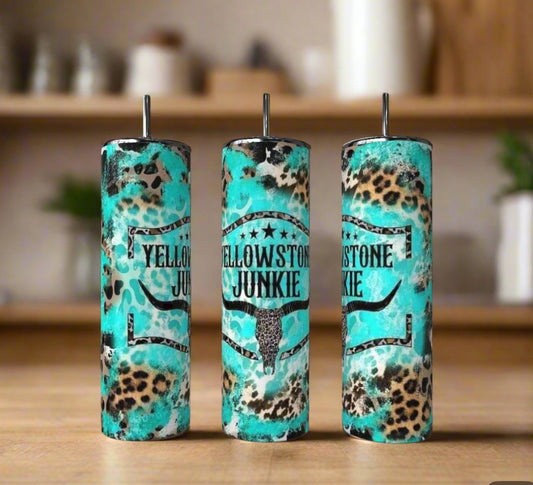Teal  Junkie 20oz Tumbler