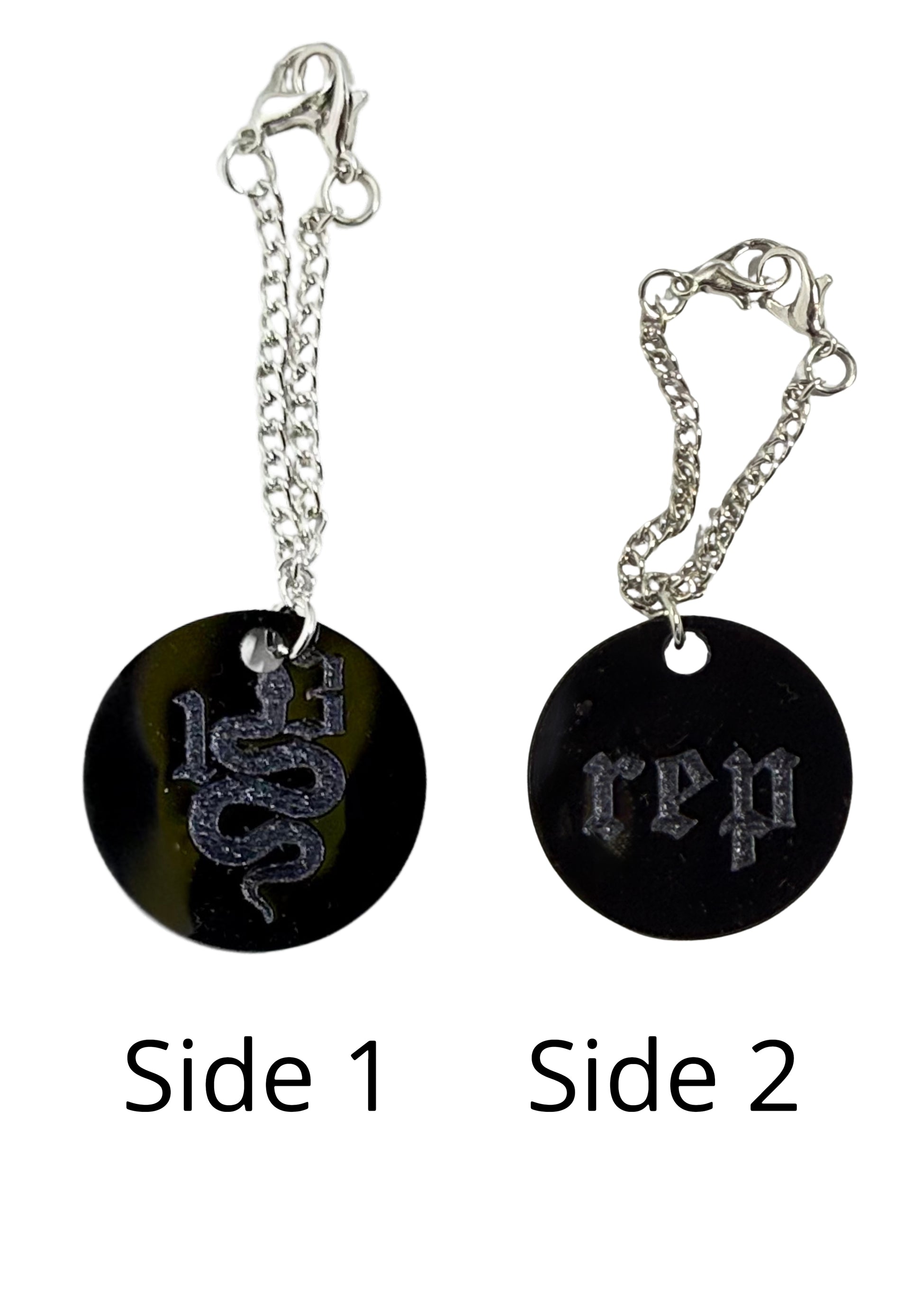 13 Snake | Engraved | Cup Charm